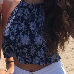 Urban Outfitters Floral Halter Top Sz. M